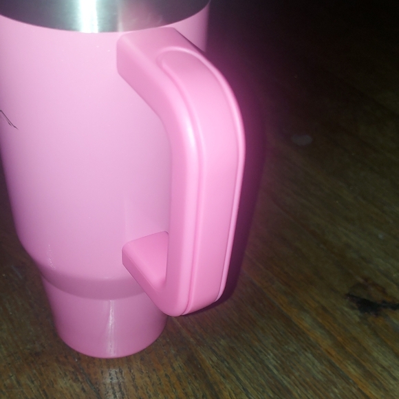 Pink Tumbler with Flower Straw - Picture 4 of 8